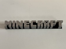 3D Minecraft Gaming Logo Wall