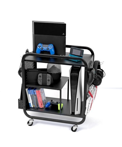 Gaming storage rack with - rack,