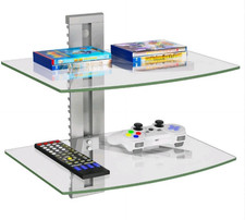 WALI CS202 2 Tier Silver Glass