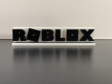 3D Roblox Gaming Logo Wall